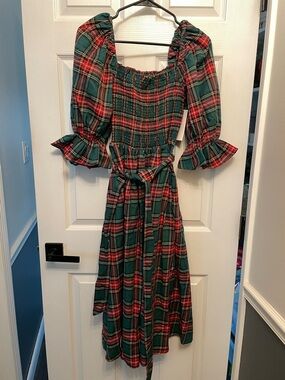 Aura Plaid Dress